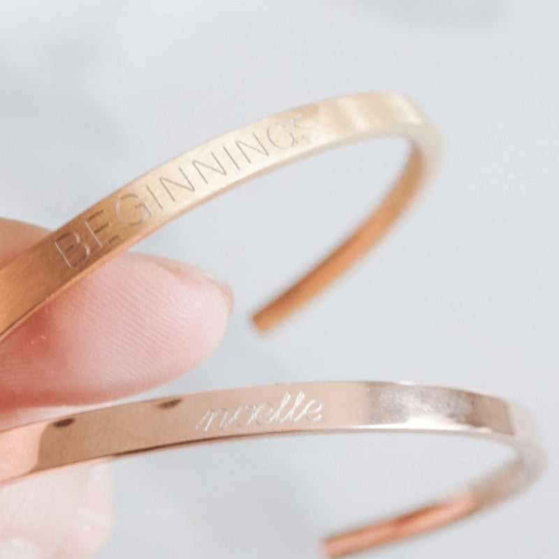 Coordinates - Polished Rose Gold - Today & Me