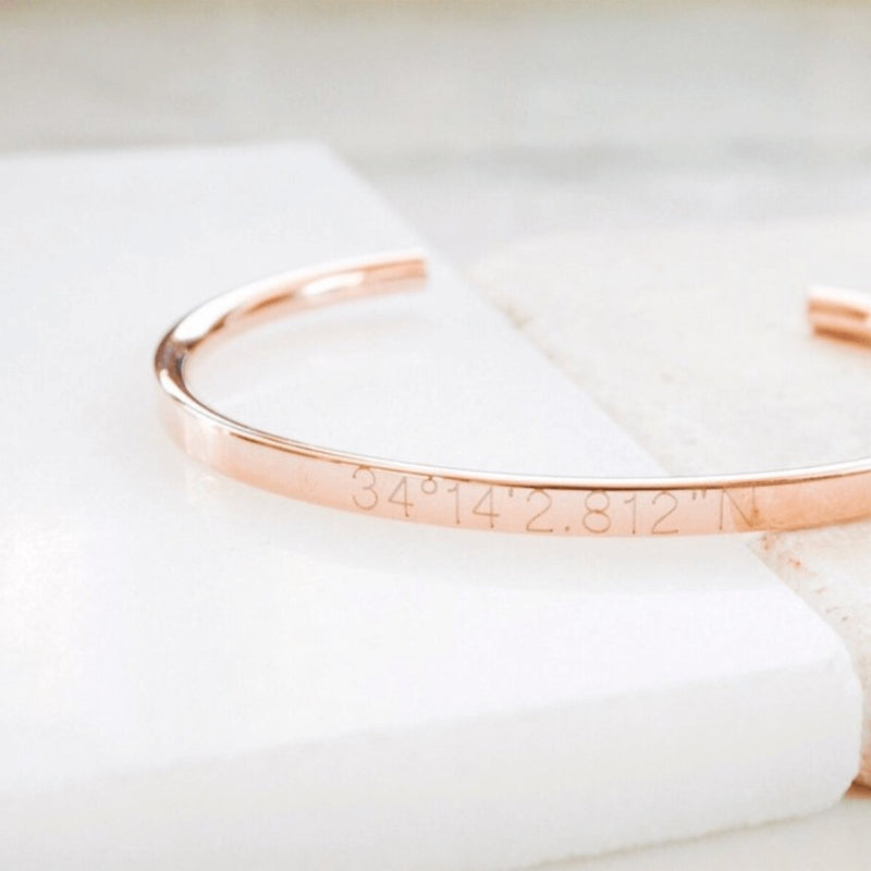 Coordinates - Polished Rose Gold - Today & Me